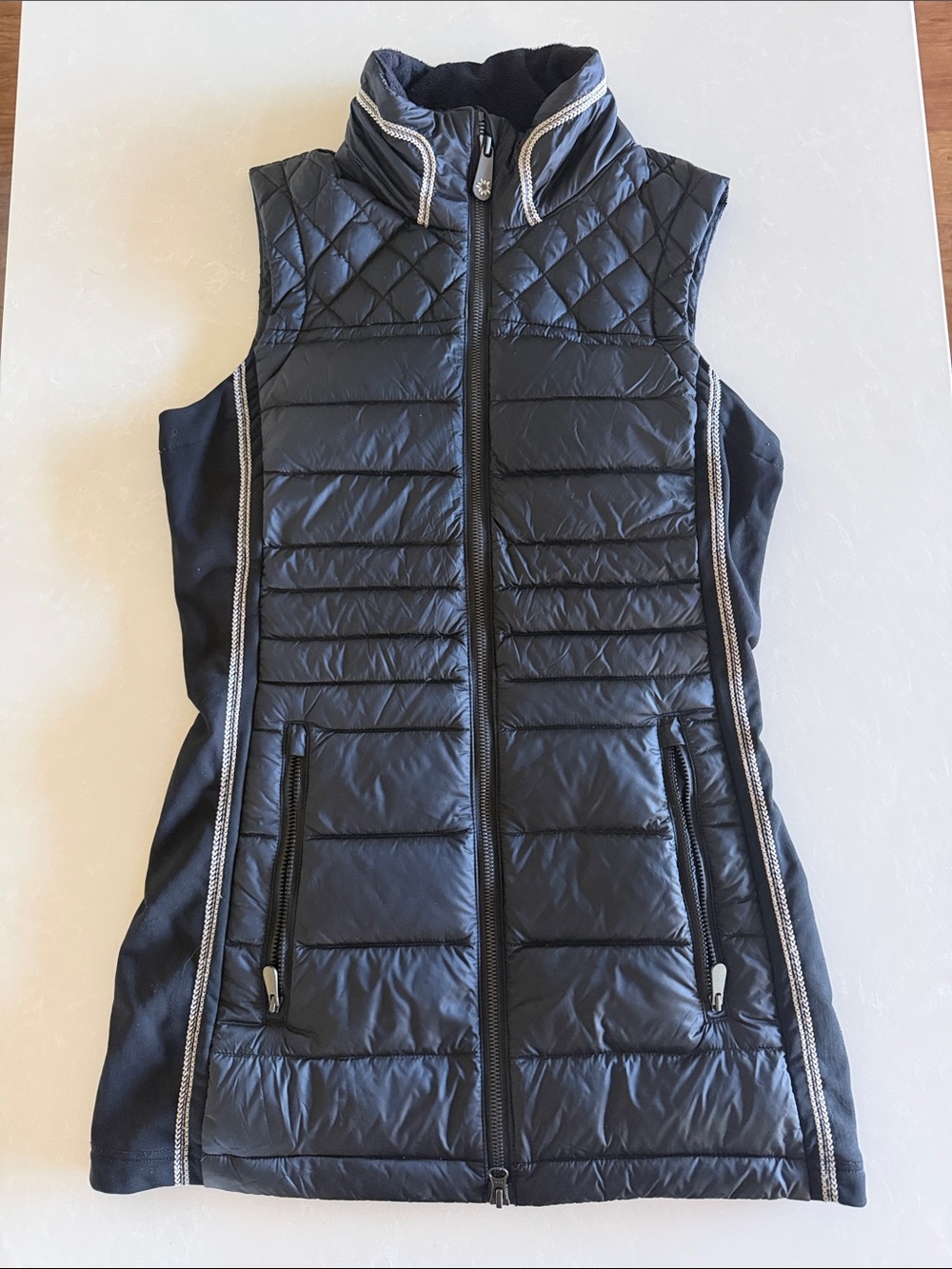 Alp N Rock Black Quilted Puffer Vest